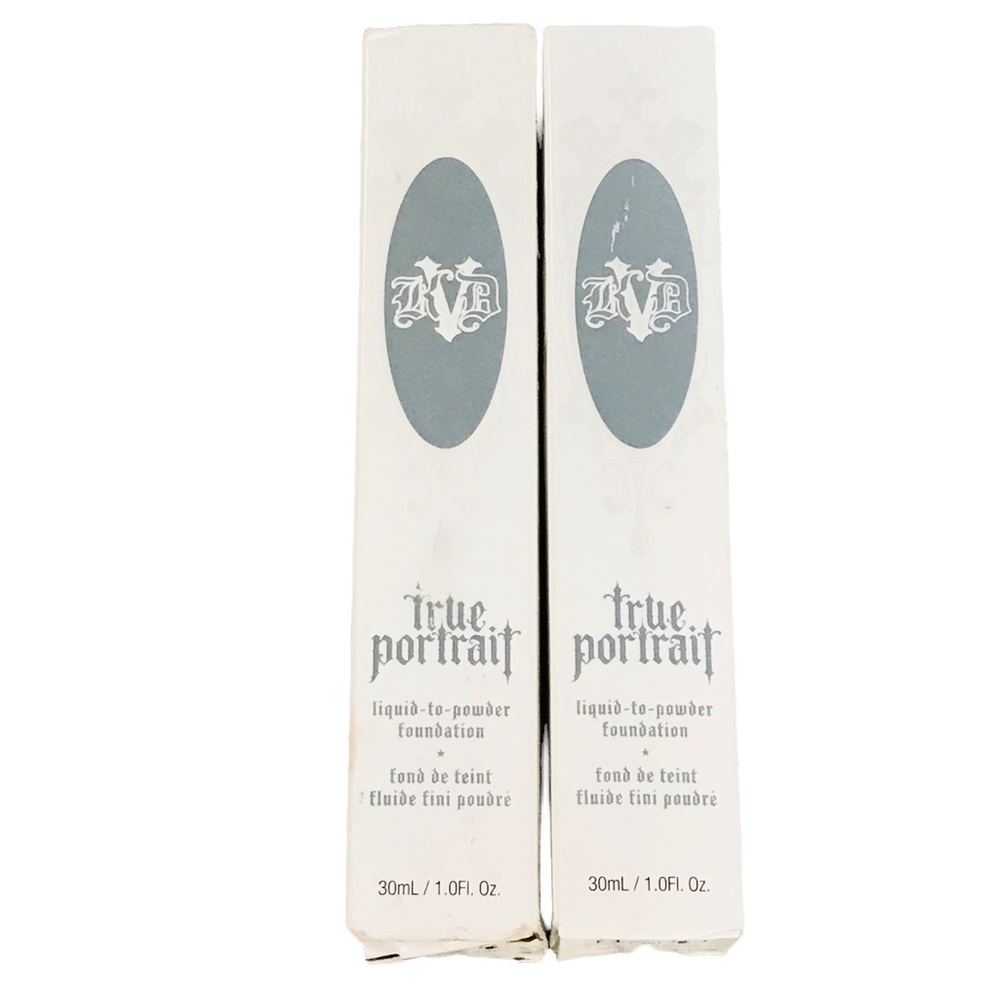 2- KAT VON D TRUE PORT LIQUID POWDER FOUNDATION Deep 094 & 90